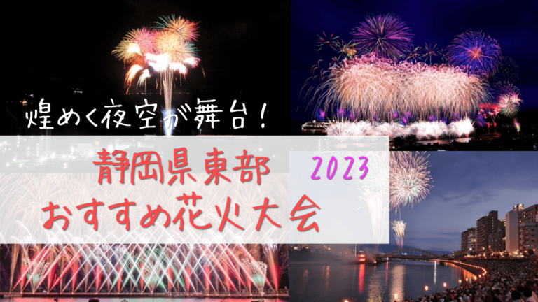 煌めく夜空が舞台！静岡県東部のおすすめ花火大会2023